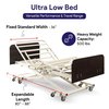 Medacure Ultra Low Hospital Bed, Fully Electric  Maple MC-ULB730MP